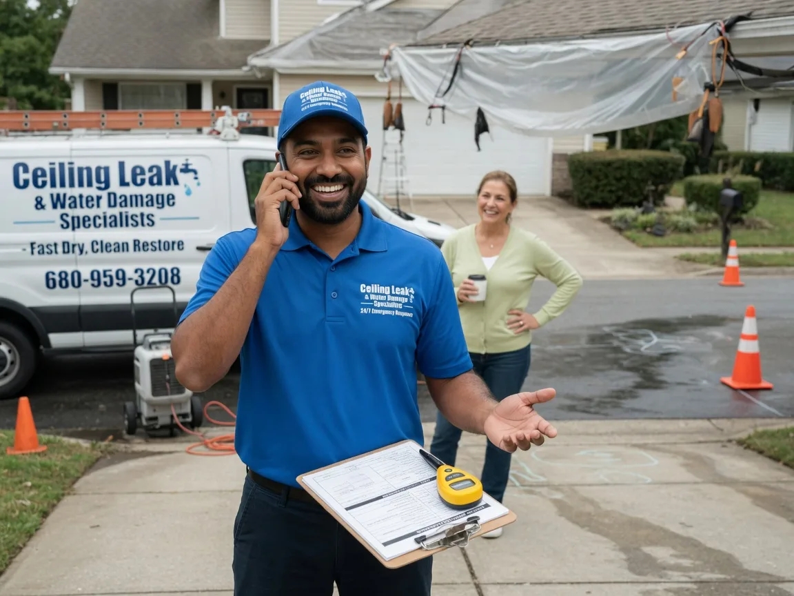 Ceiling Leak Cleanup Clarksburg, MO FAQs